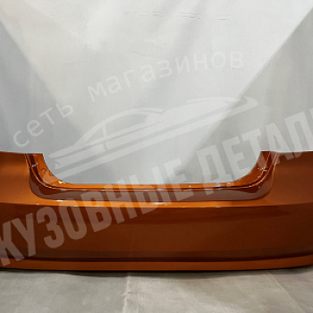 Бампер задний Chevrolet Aveo T250/Ravon R3 54U Sunset orange Оранжевый