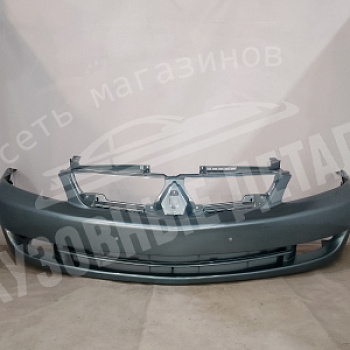 Бампер передний Mitsubishi Lancer (9) рест. A86 Greenish Silver Зеленый
