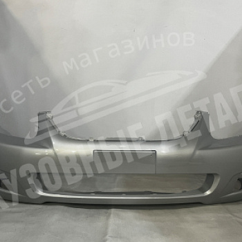 Бампер передний Kia Cerato (08-) 3D Bright Silver Серебристый